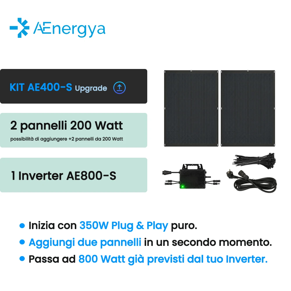 kit fotovoltaico da balcone
