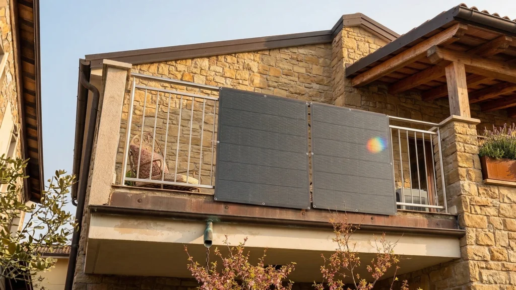 kit fotovoltaico da balcone 350 watt