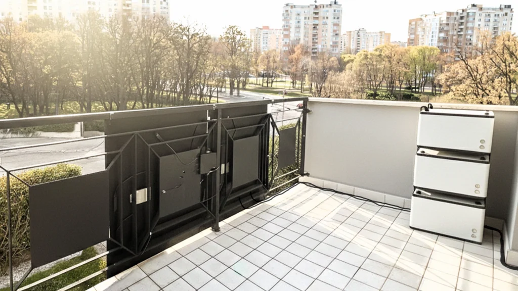 fotovoltaico da balcone con accumulo